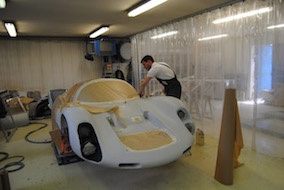 Restauration Porsche 910